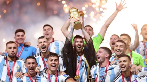 Argentina levanta a taça