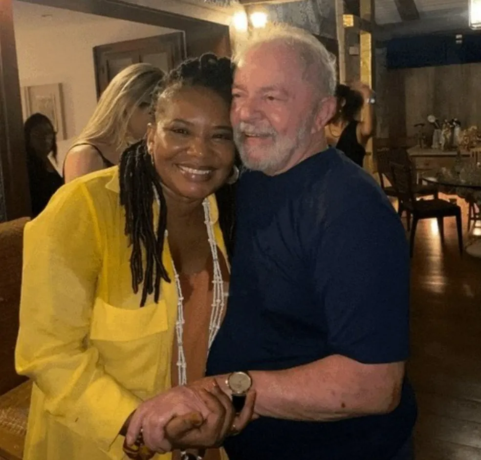 Margareth Menezes e Lula