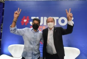 ACM Neto e João Leão