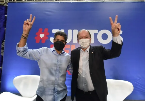 ACM Neto e João Leão