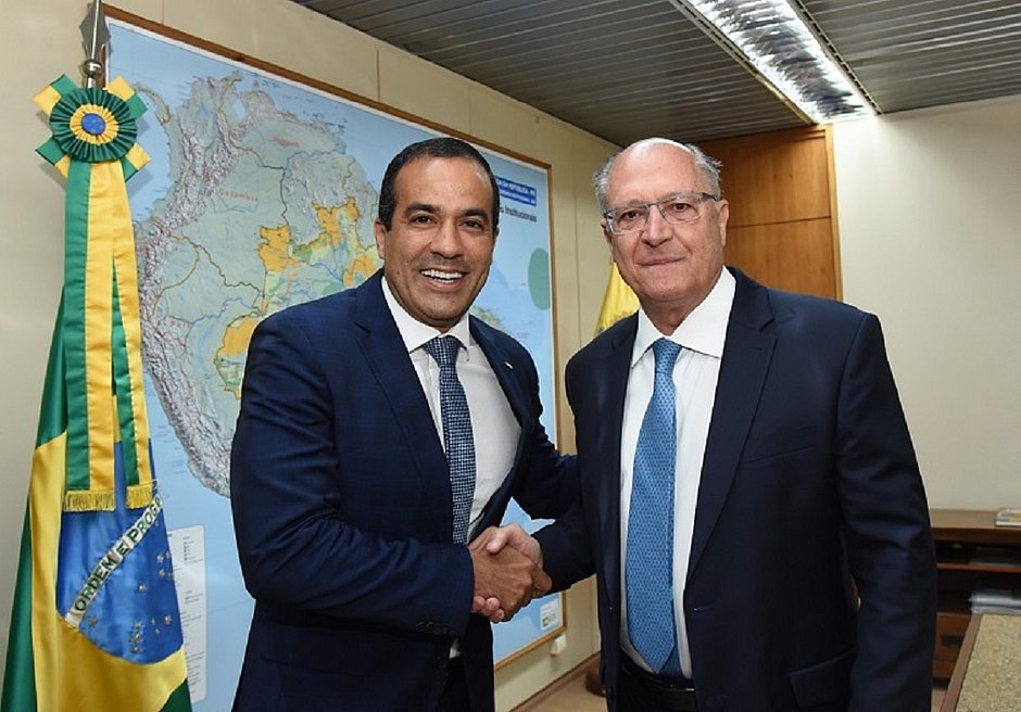 Bruno Reis e Geraldo Alckmin