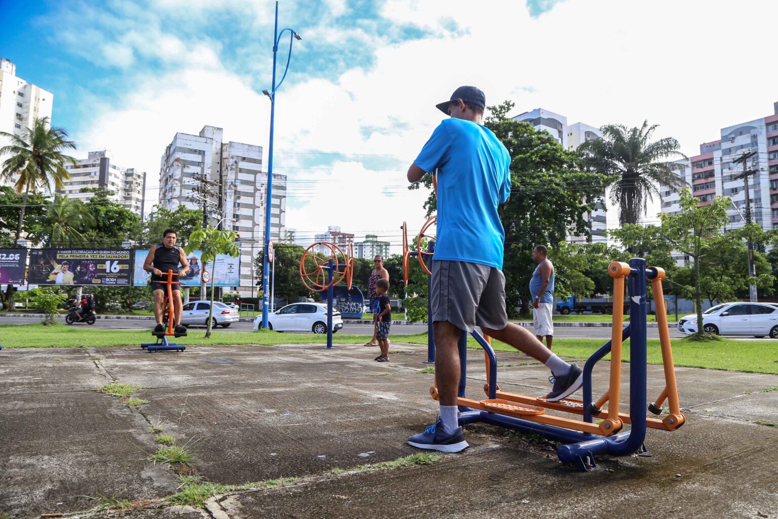 academia ao ar livre